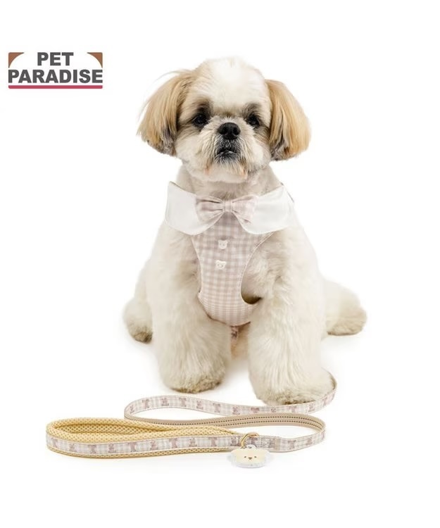 【Pet Paradise】Bear Vest Harness & Lead Set