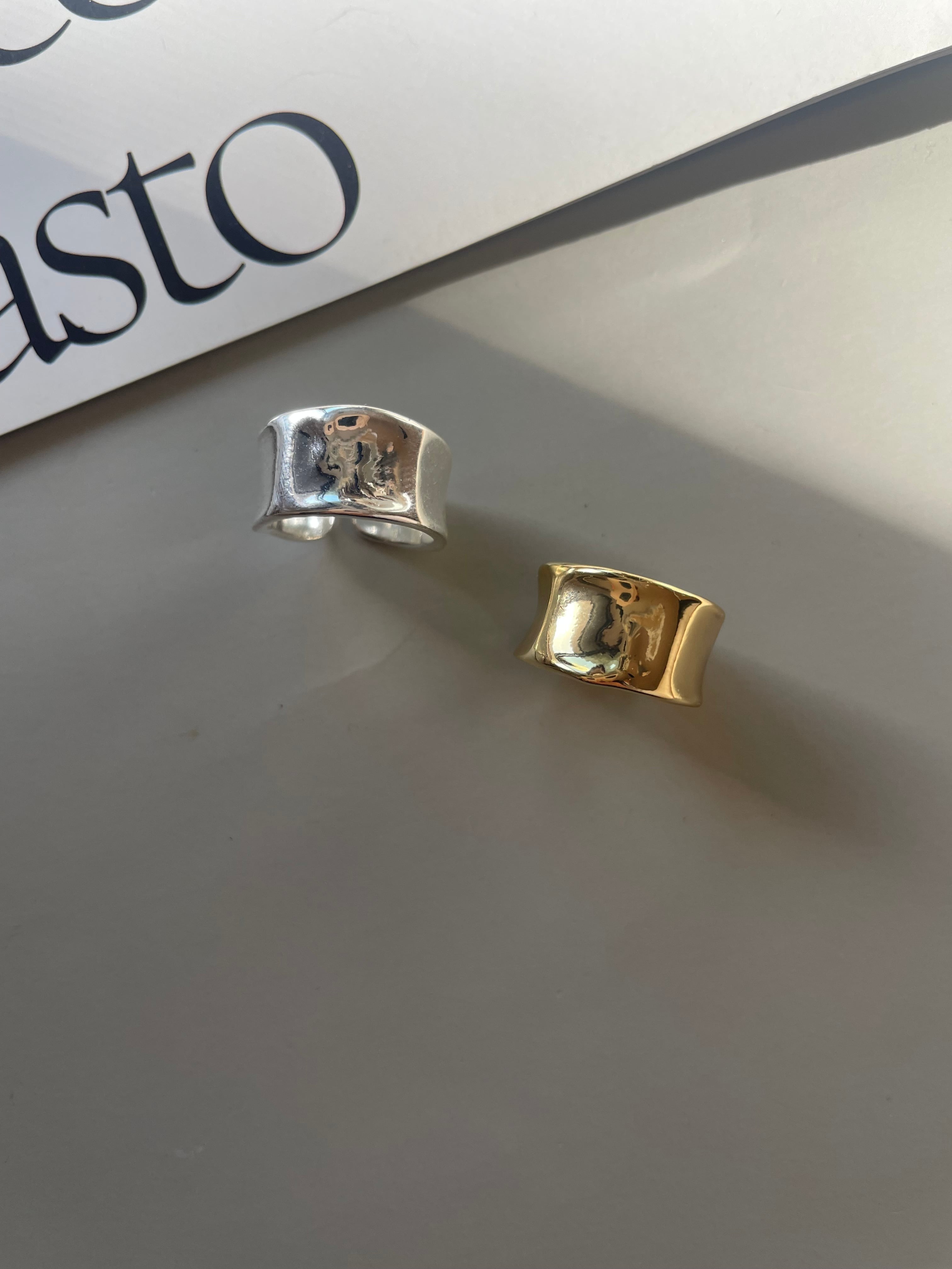 sterling open ring