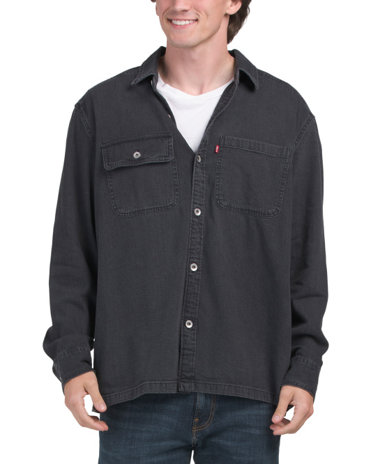 【預購】LEVIS H0815152 Truckee 襯衫外套 (黑色)
