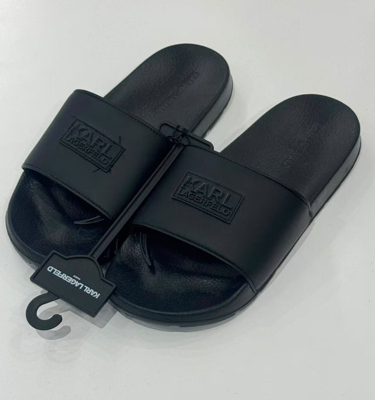 【預購】KARL LAGERFELD PARIS H0815105 男裝涼拖 (黑色)