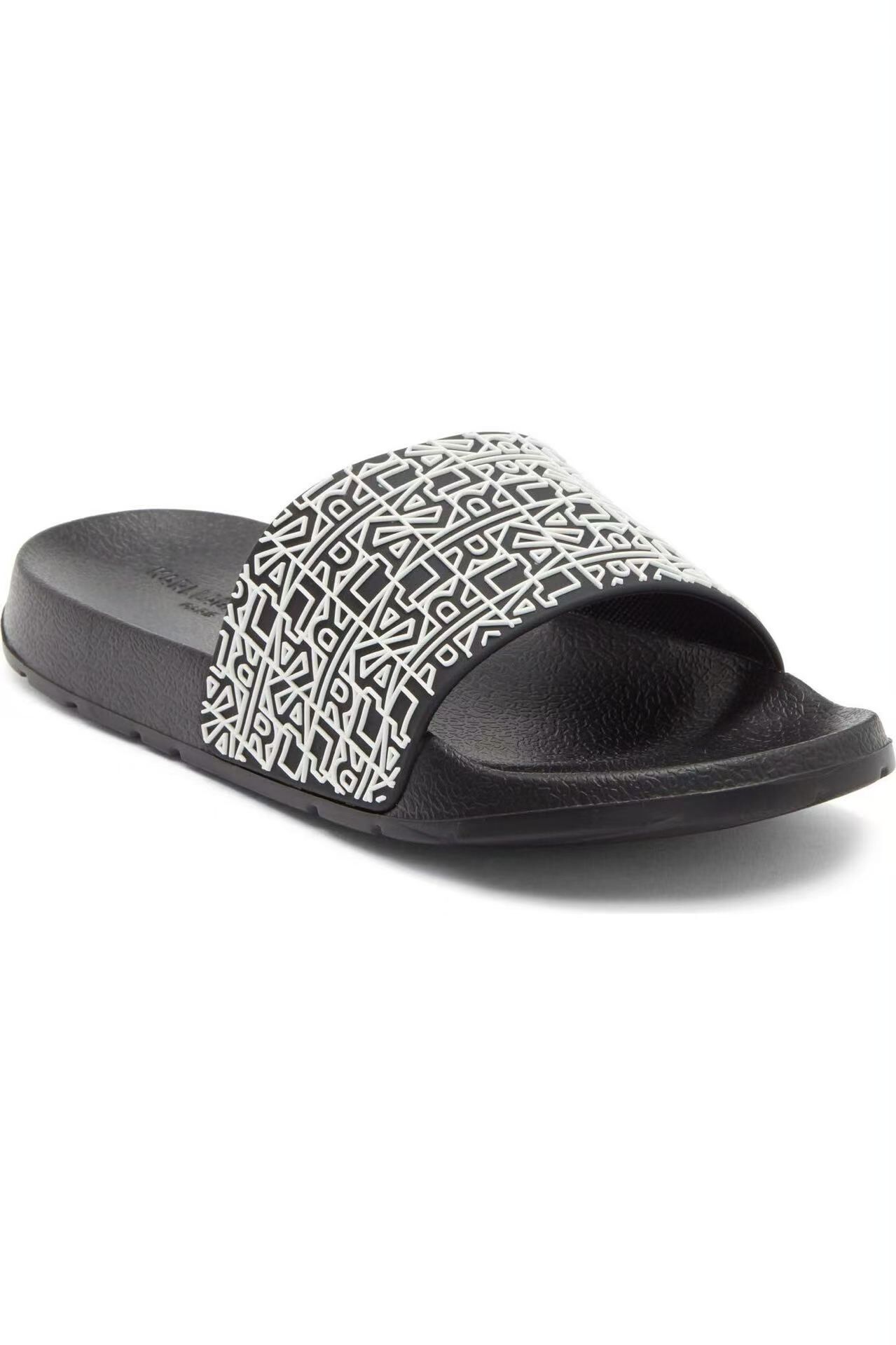 【預購】KARL LAGERFELD PARIS H0815106 Block 男裝涼拖 (黑色)