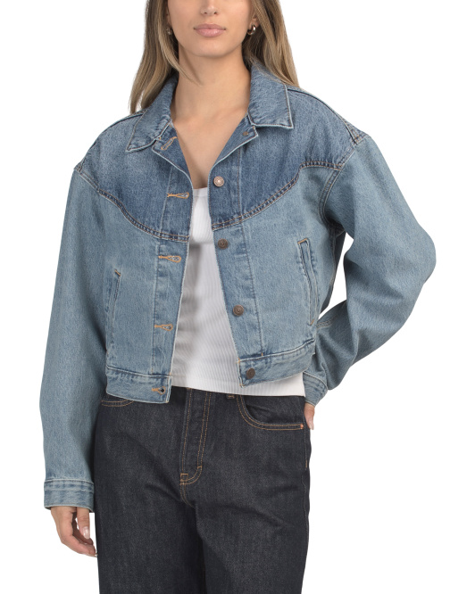 【預購】LEVIS H0815153 女裝牛仔外套 (藍色)