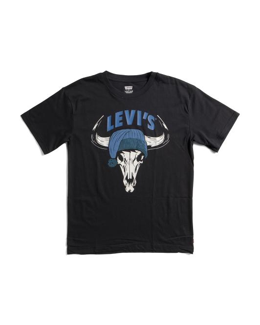 【預購】LEVIS H0815156 童裝短袖上衣 (黑色)