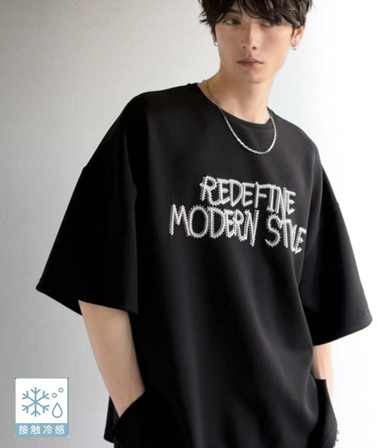【預購】JM081502 Classical Origin 3D立體刺繡寬鬆短袖上衣
