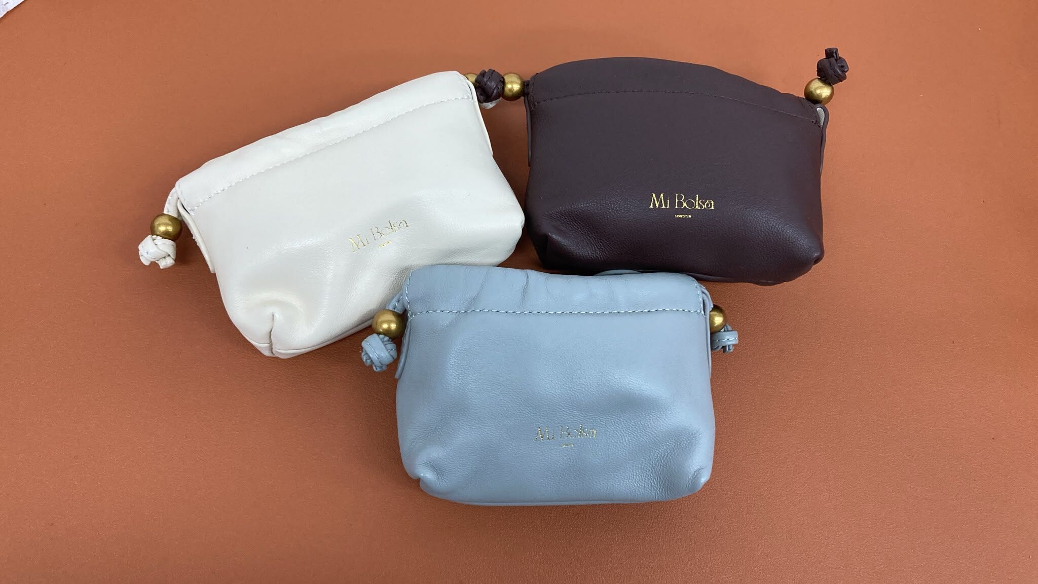 英國代購 mi bolsa 羊皮小廢包