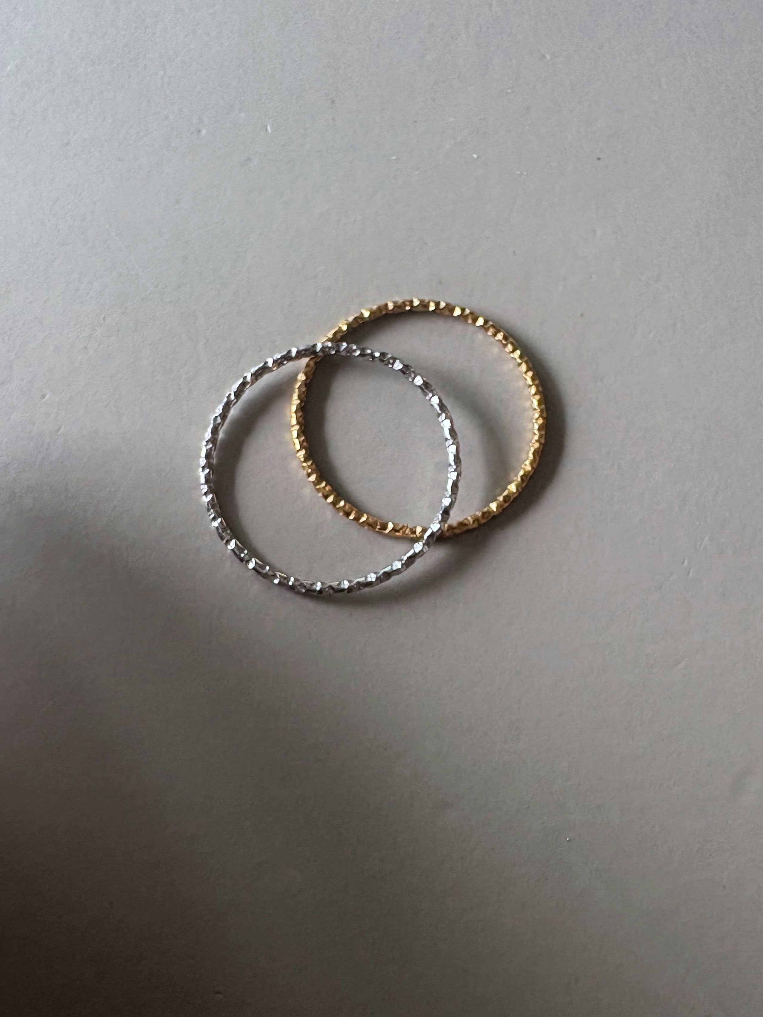 sparkle skinny ring