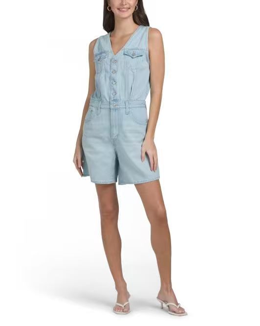 【預購】LEVIS H0815121 女裝背心連衣褲 (藍色)