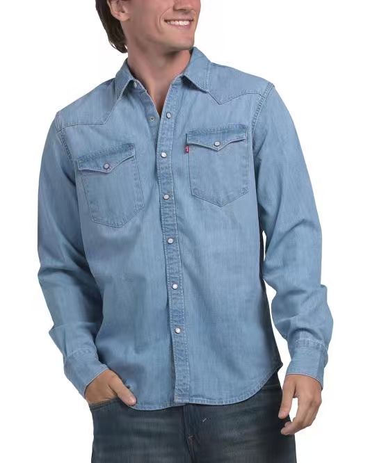 【預購】LEVIS H0815123 Barstow 男裝襯衫 (藍色)