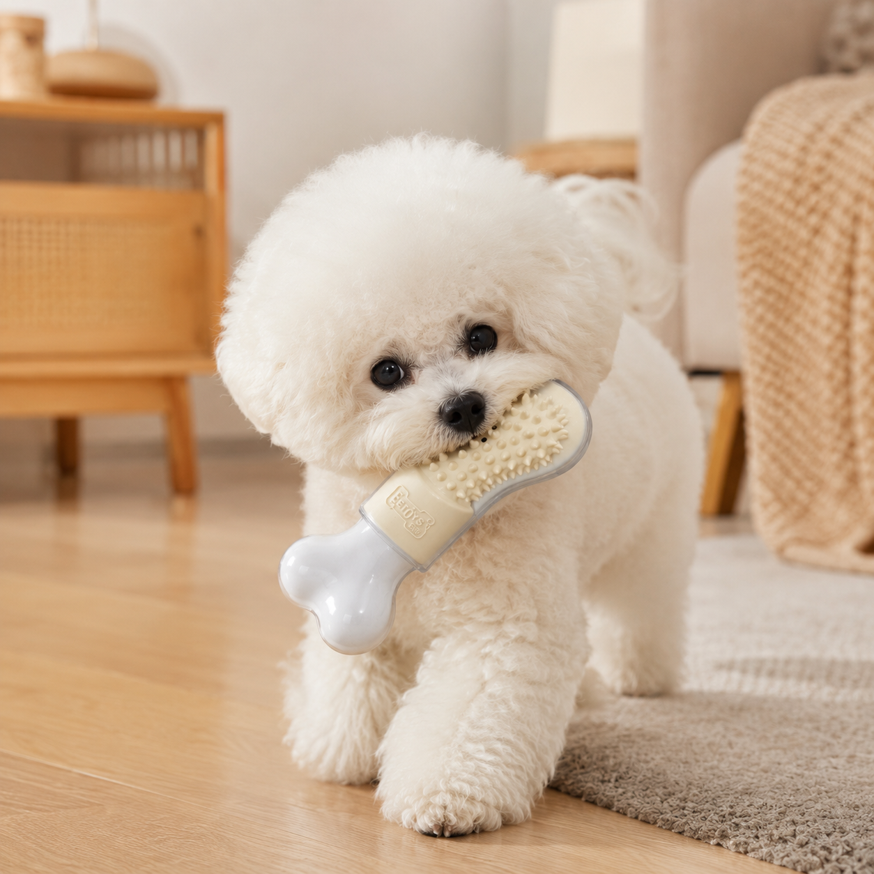 EETOYS INTERACTIVE DENTAL CHEW AND  FETCH TOY