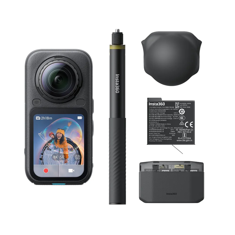 ※Insta360 X6 全景運動相機-萬能套裝版