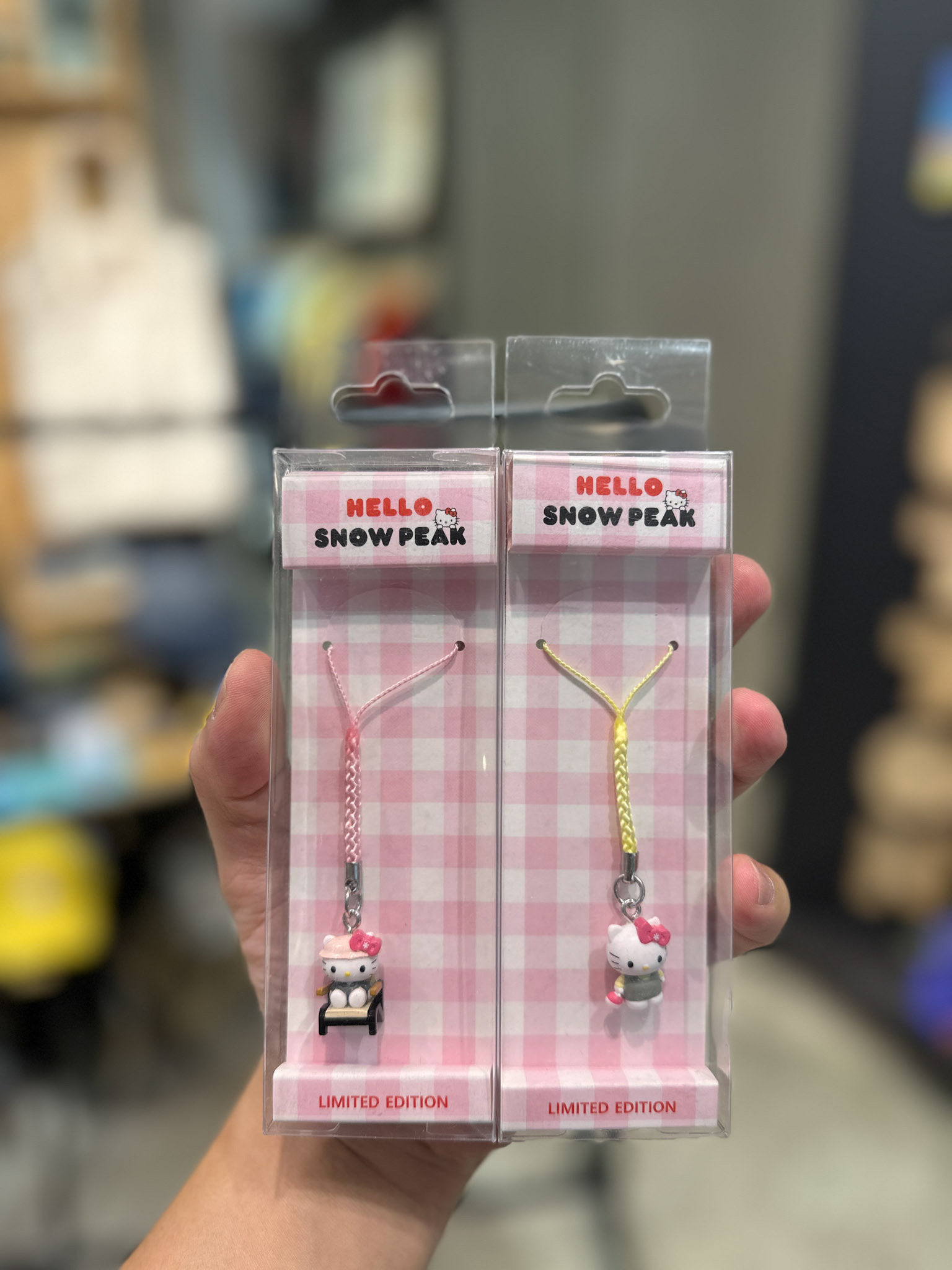 Snow Peak X Hellow Kitty Lo chair Figure Keyring 公仔 鑰匙圈 (矮椅) 吊飾 S25SWFSU81｜ Mini Hozuki Figure 公仔 鑰匙圈 (Mini Hozuki) 吊飾 S25SWFSU85