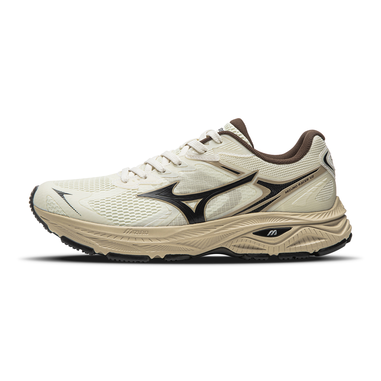 【代購】Mizuno RACER V2 Low top Running Shoes Unisex Apricot D1GH250608