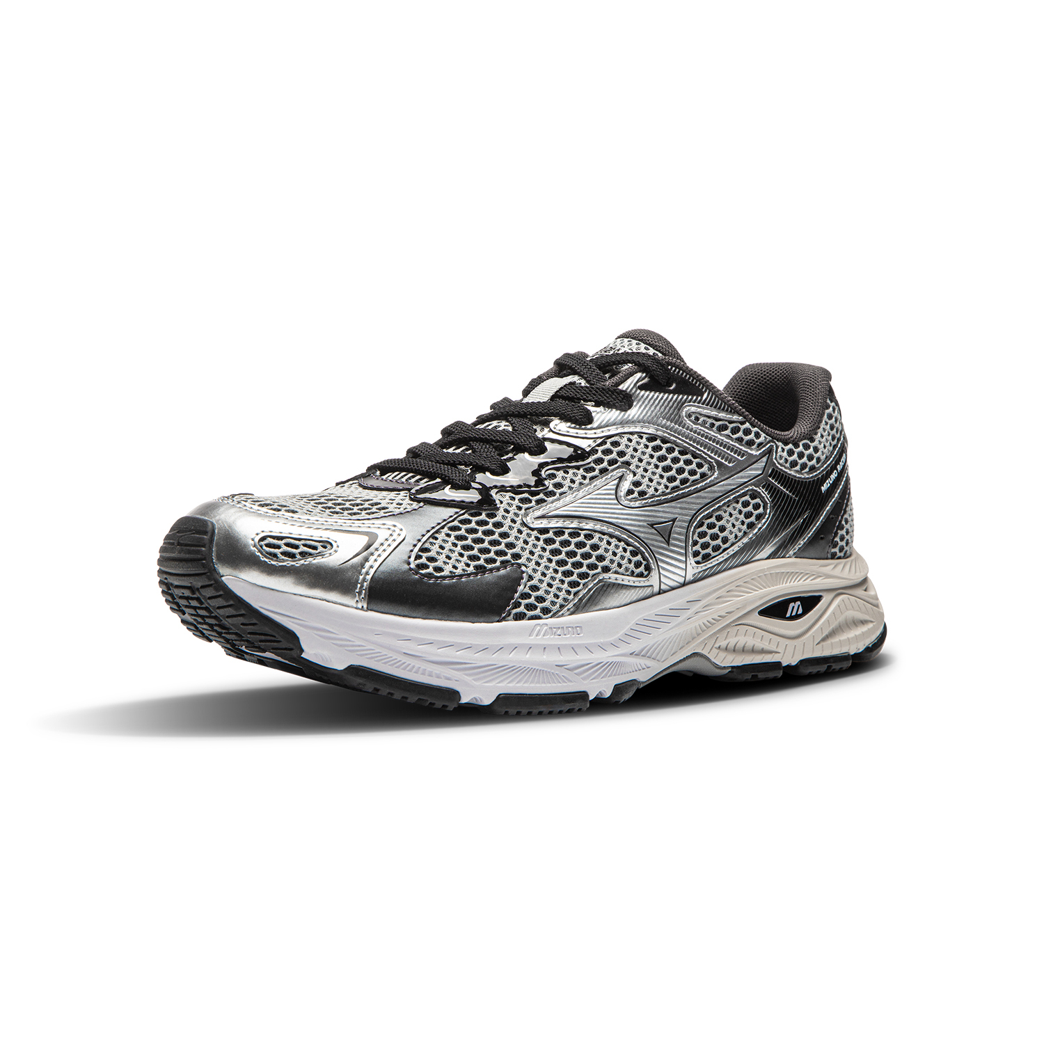 【代購】Mizuno Racer S Low top Casual Running Shoes Unisex Deep Dark Gray D1GH253517