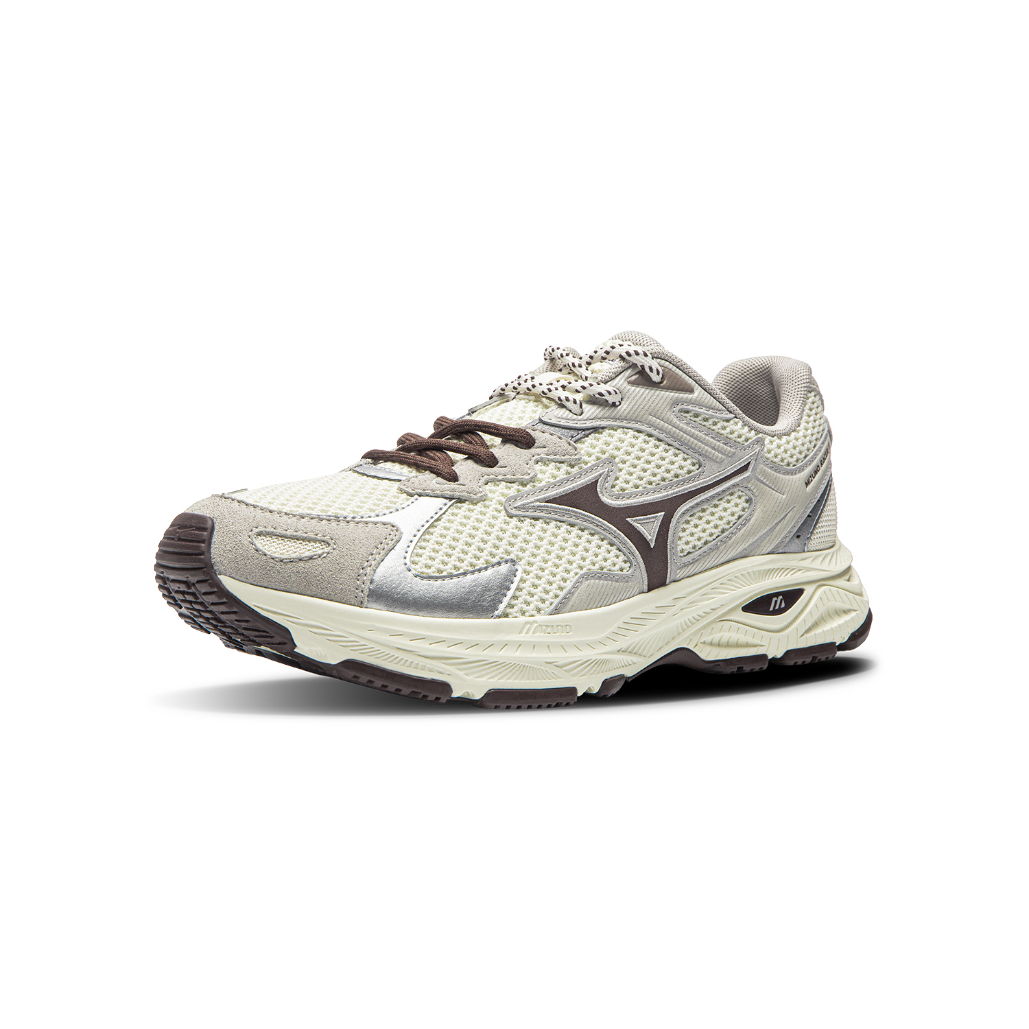 【代購】Mizuno Racer S Slip Resistant, Abrasion Resistant, Breathable Low top Casual Running Shoes Unisex Ecru D1GH253510