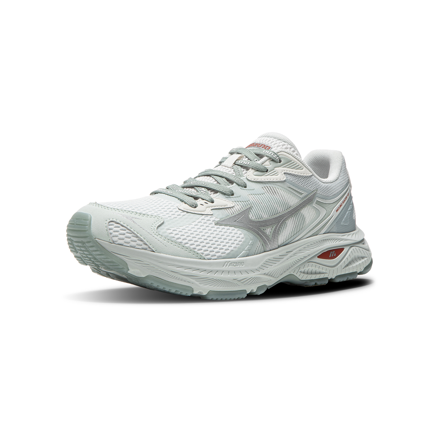 【代購】Mizuno RACER V2 Abrasion Resistant Breathable Low top Running Shoes Unisex Light Floral Blue D1GH250612
