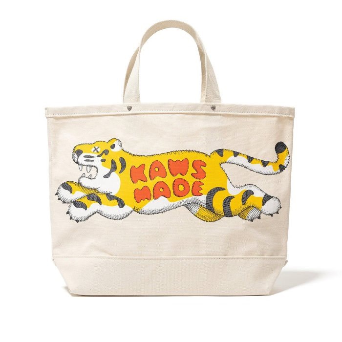 限量現貨 KAWS X HUMAN KAWS MADE TOTE BAG   托特帆布包