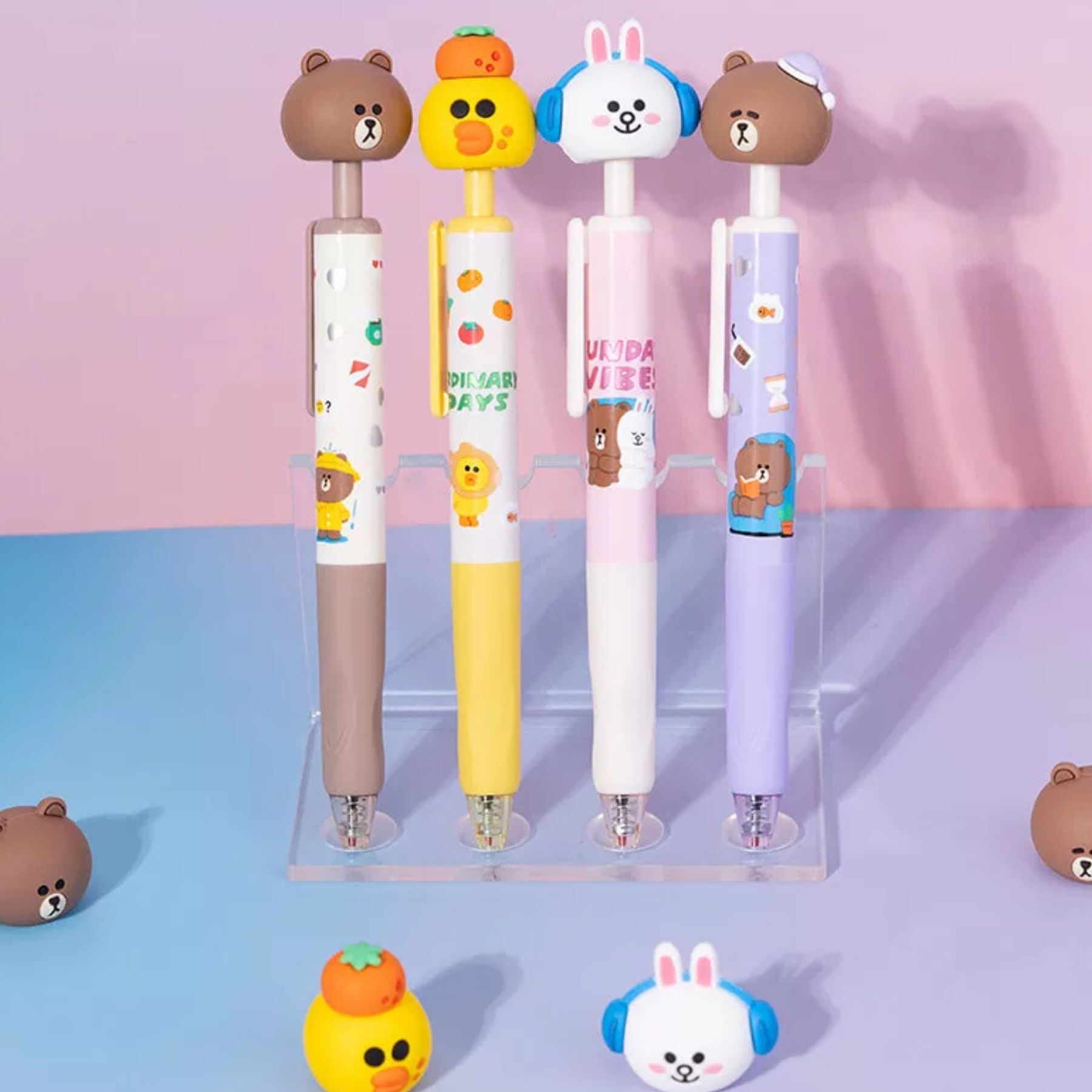 LINE FRIENDS 3D公仔轉轉原子筆