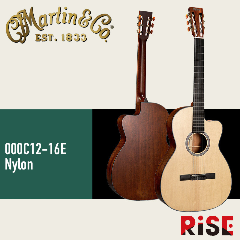 Martin 000C12-16E Nylon 雲杉 全單板 古典吉他