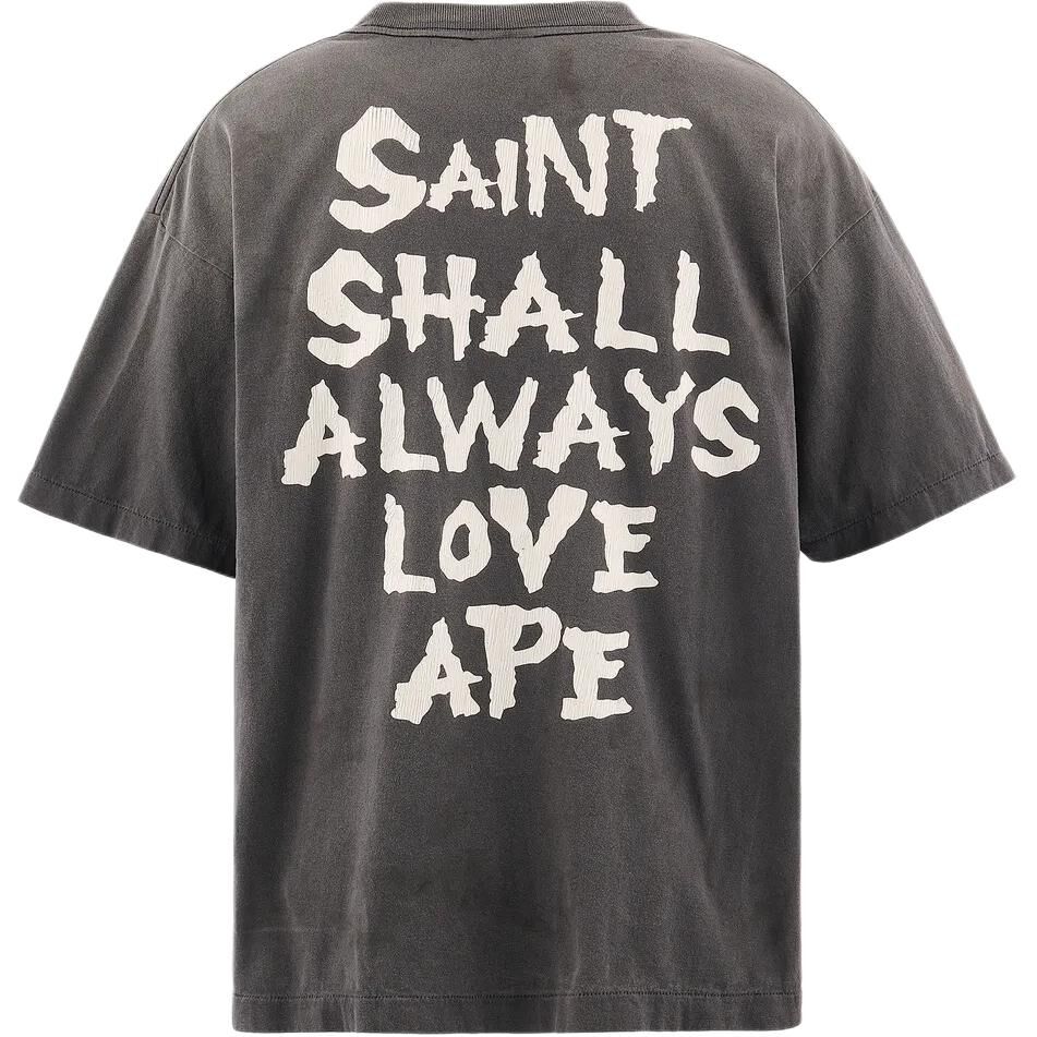 【代購】A BATHING APE x SAINT Mxxxxxx BAPE X SAINT Mxxxxxx SS26 T Shirt Unisex SM-MK8-0000-C49