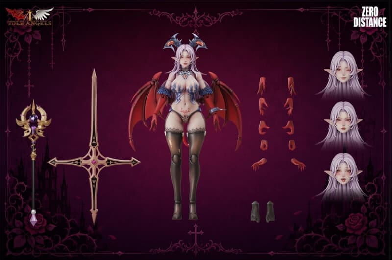 預購27/03 零距工作室×Ldle Angels 代理版 可動 1/12 墮天使路西法 普通版