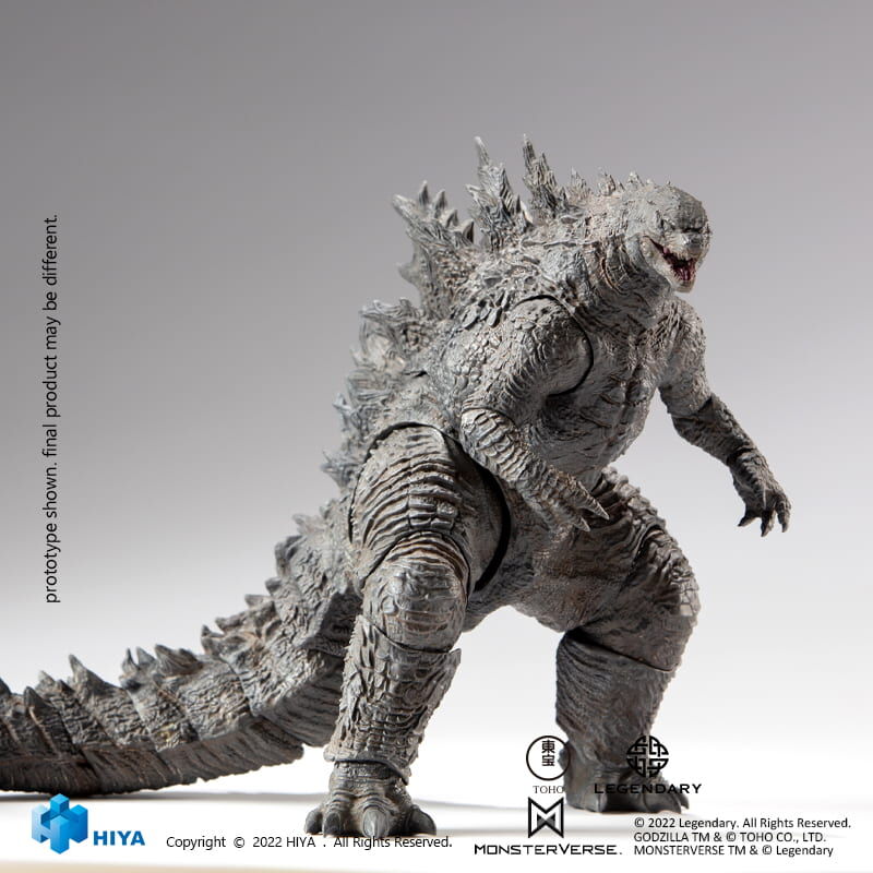 預購27/Q1 HIYA 代理版 可動 無比例 E.B.S. 哥吉拉大戰金剛 哥吉拉 18cm