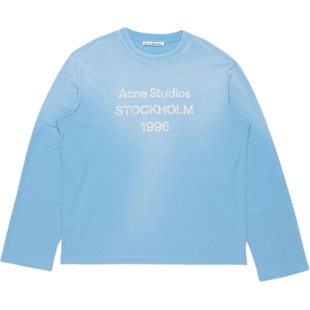 【代購】Acne Studios SS26 T Shirt Unisex Glacier Blue CL0197-CDI