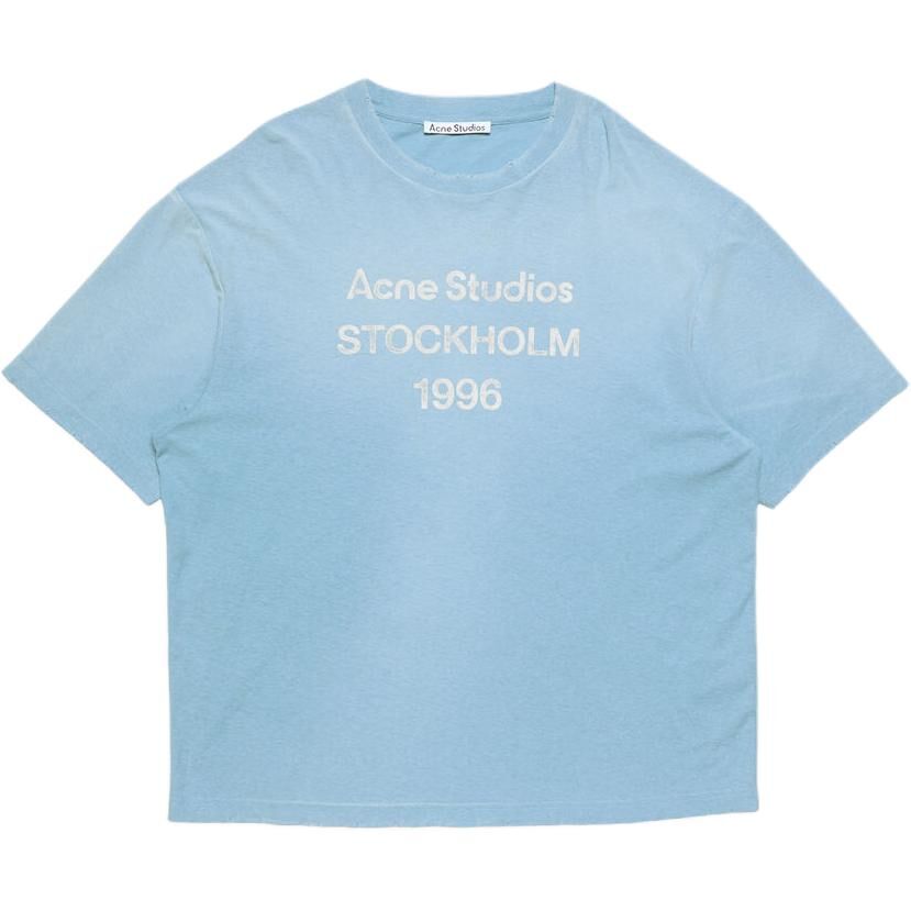 【代購】Acne Studios Midsummer Capsule Collection SS26 T Shirt Unisex Glacier Blue CL0196-CDI