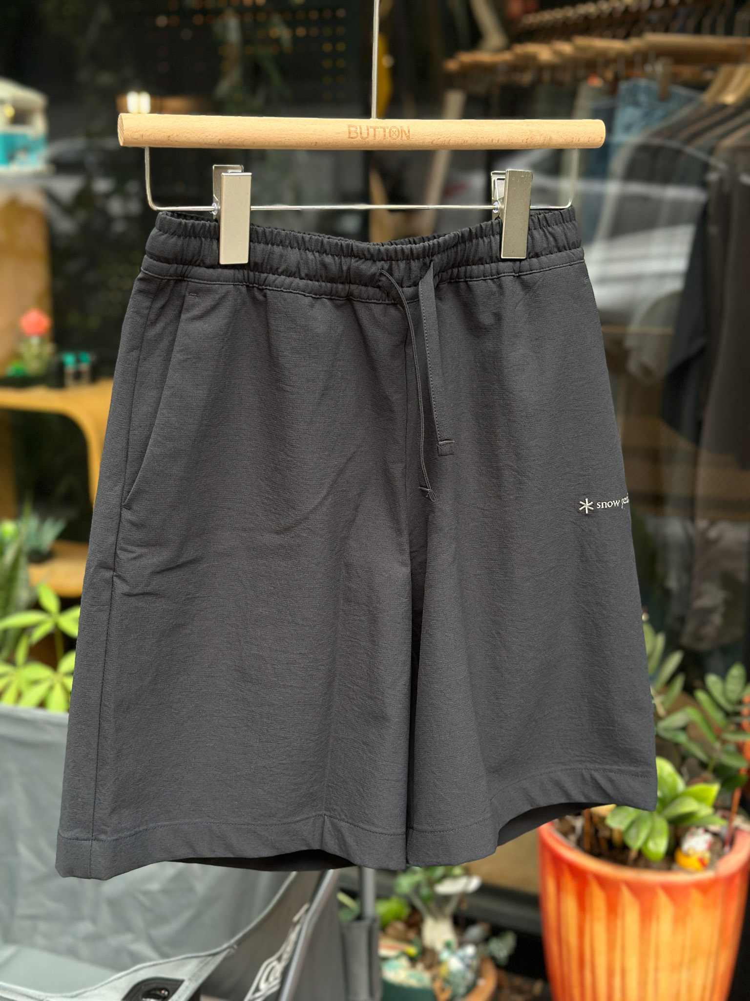 【零碼折扣】Snow Peak Classic Woven Shorts 刺繡logo 短褲 S25MUTHP16