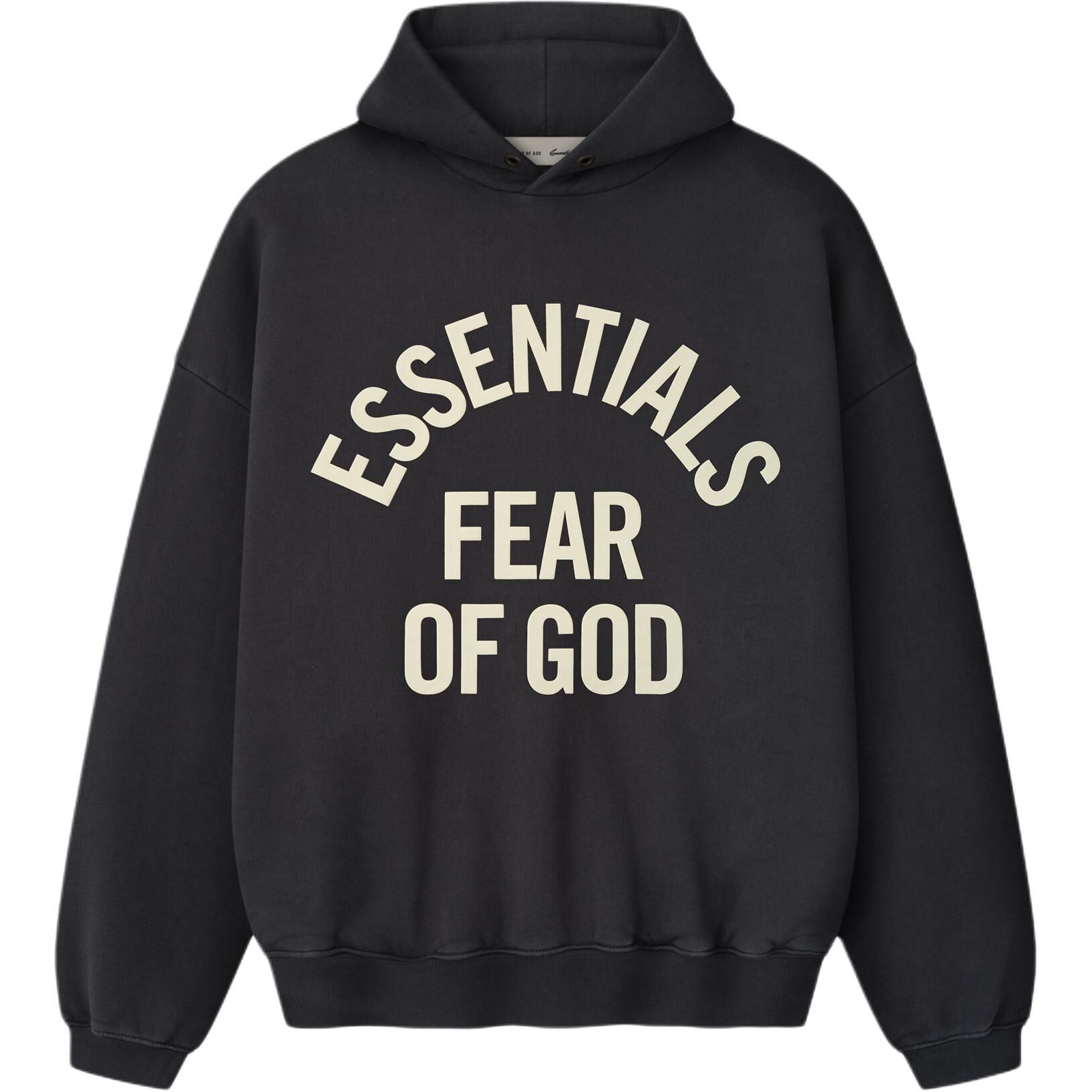 【代購】Fear Of God Essentials SS26 CAMPUS 90'S HOODIE FADED BLACK Sweatshirt Unisex 192SP266701F