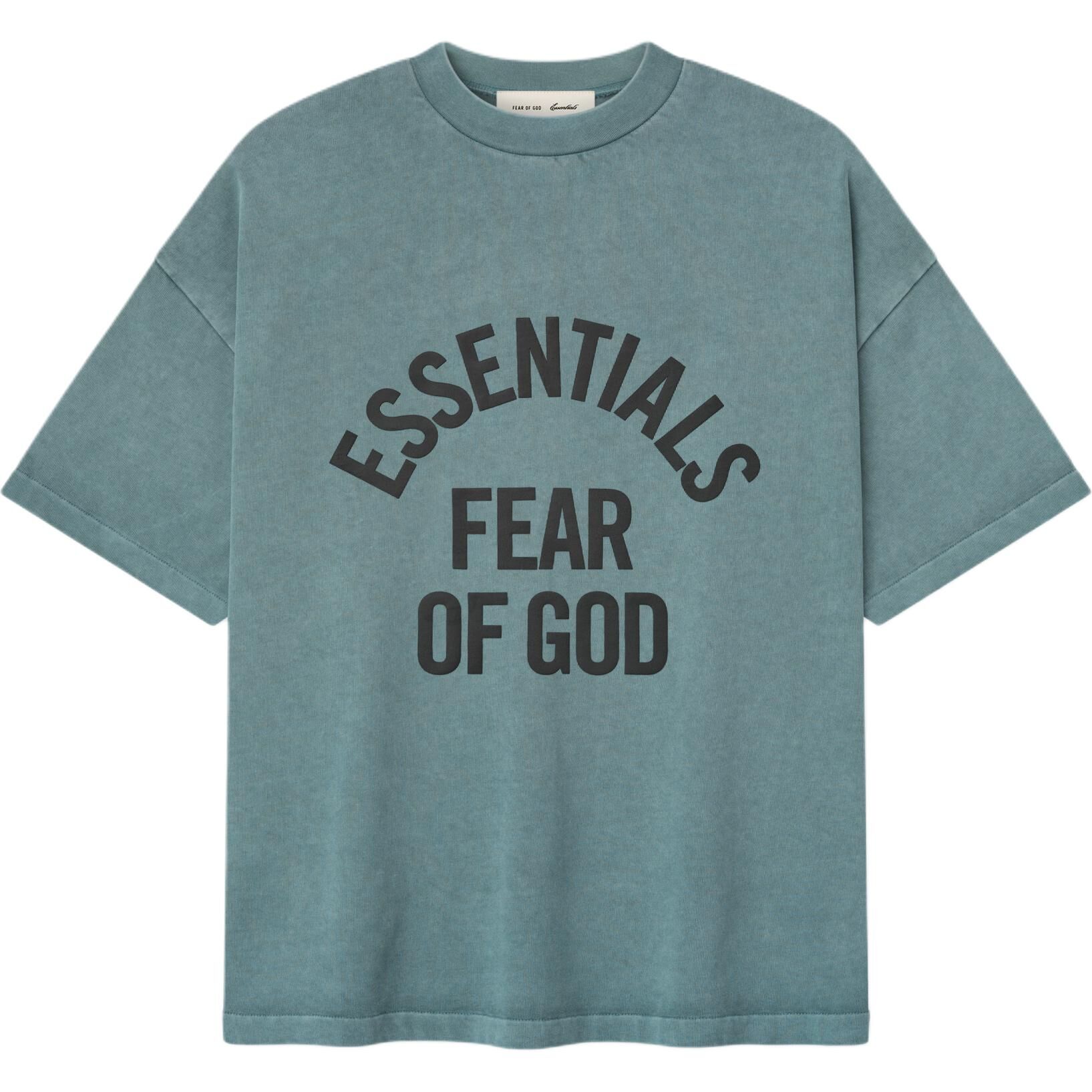 【代購】Fear Of God Essentials SS26 CAMPUS 90'S SHORT SLEEVE TEE FADED COASTAL T Shirt Men's 125SP262003F