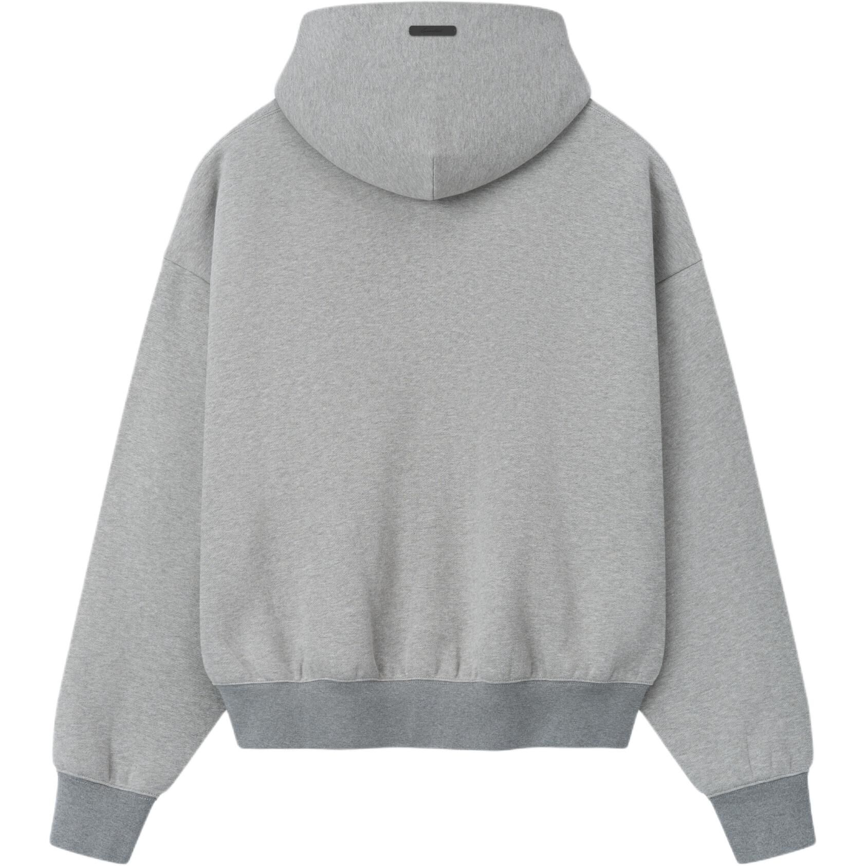 【代購】Fear Of God Essentials SS26 SIGNATURE CLASSIC FULL ZIP HOODIE CONCRETE HEATHER/DARK Sweatshirt Unisex 192SP264783F