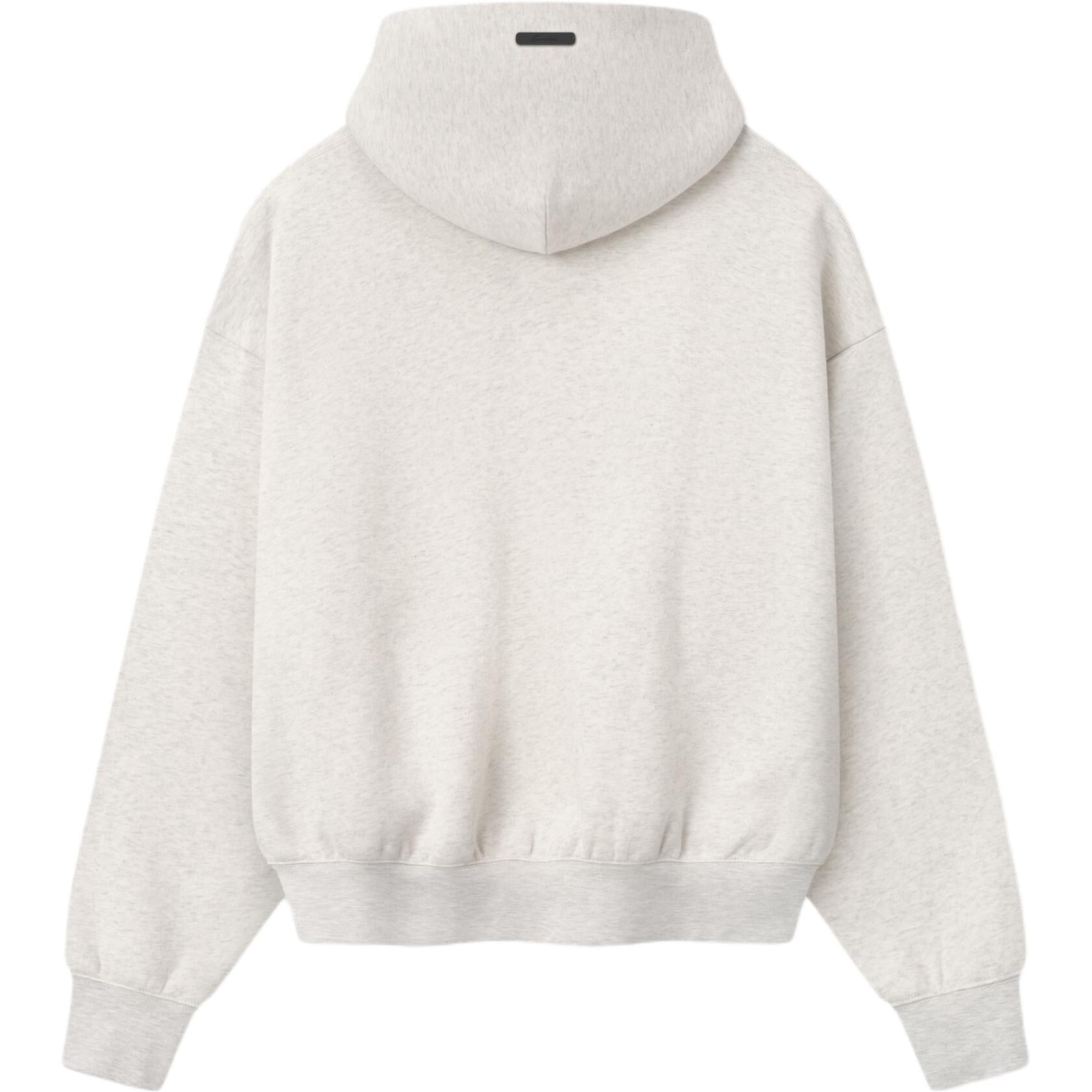 【代購】Fear Of God Essentials SS26 SIGNATURE CLASSIC FULL ZIP HOODIE OATMEAL HEATHER/LIGHT Sweatshirt Unisex 192SP264784F