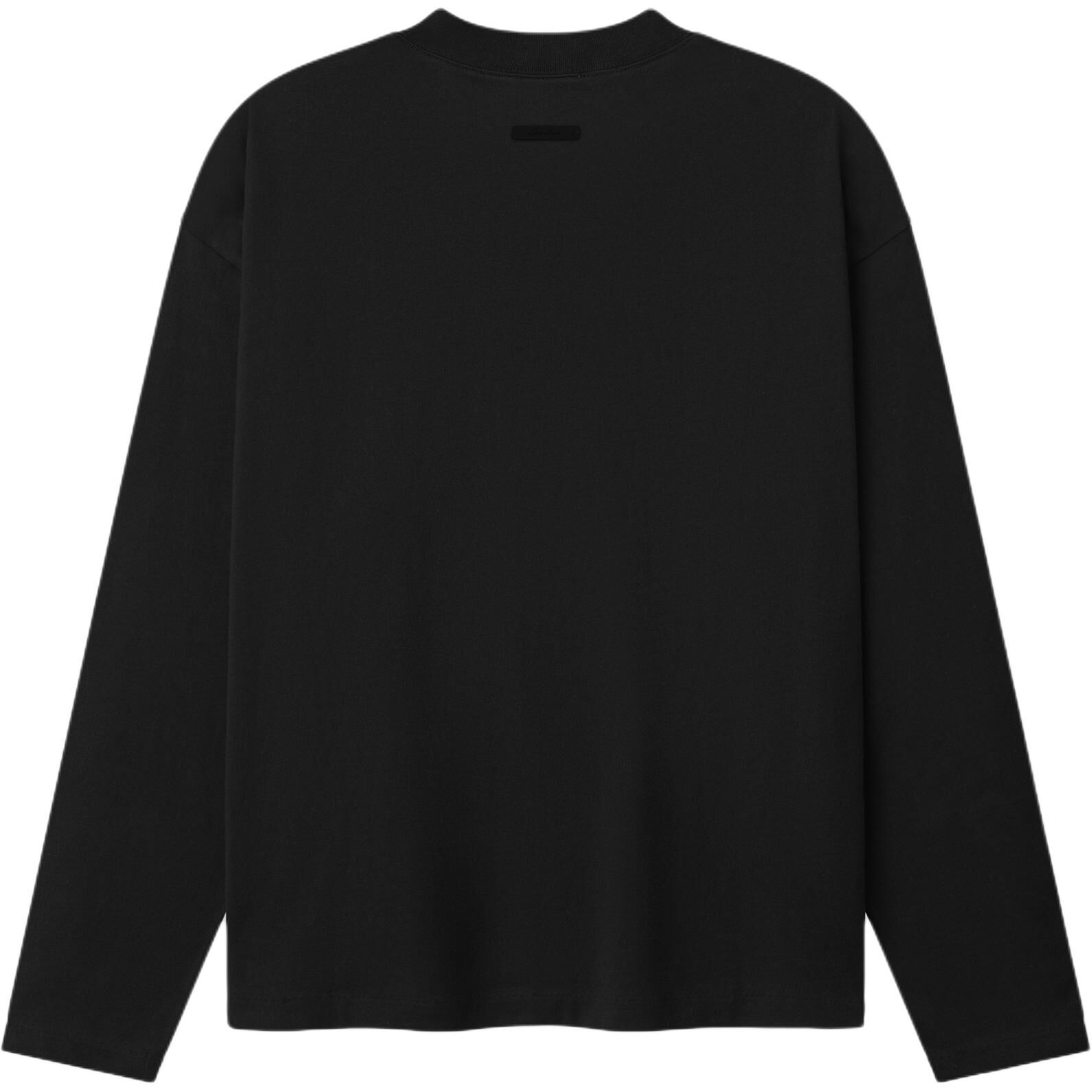 【代購】Fear Of God Essentials SS26 CLASSIC FIT LONG SLEEVE T SHIRT VINTAGE BLACK T Shirt Unisex 125AS264501F