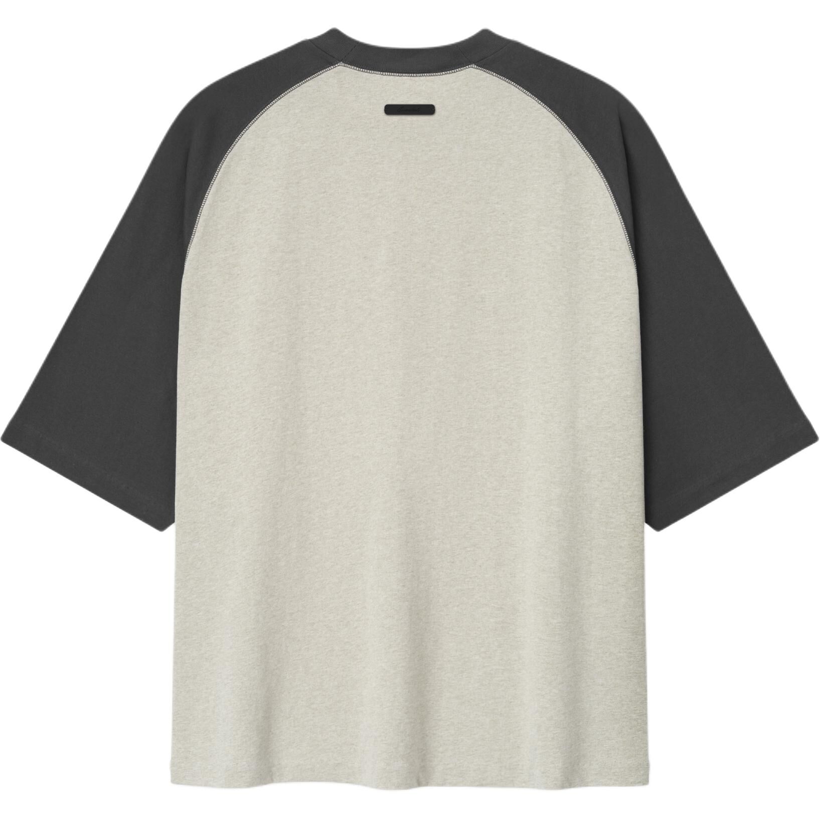 【代購】Fear Of God Essentials SS26 SIGNATURE BASEBALL TEE HEATHER STONE/IRON GREY T Shirt Men's 125SP264061F