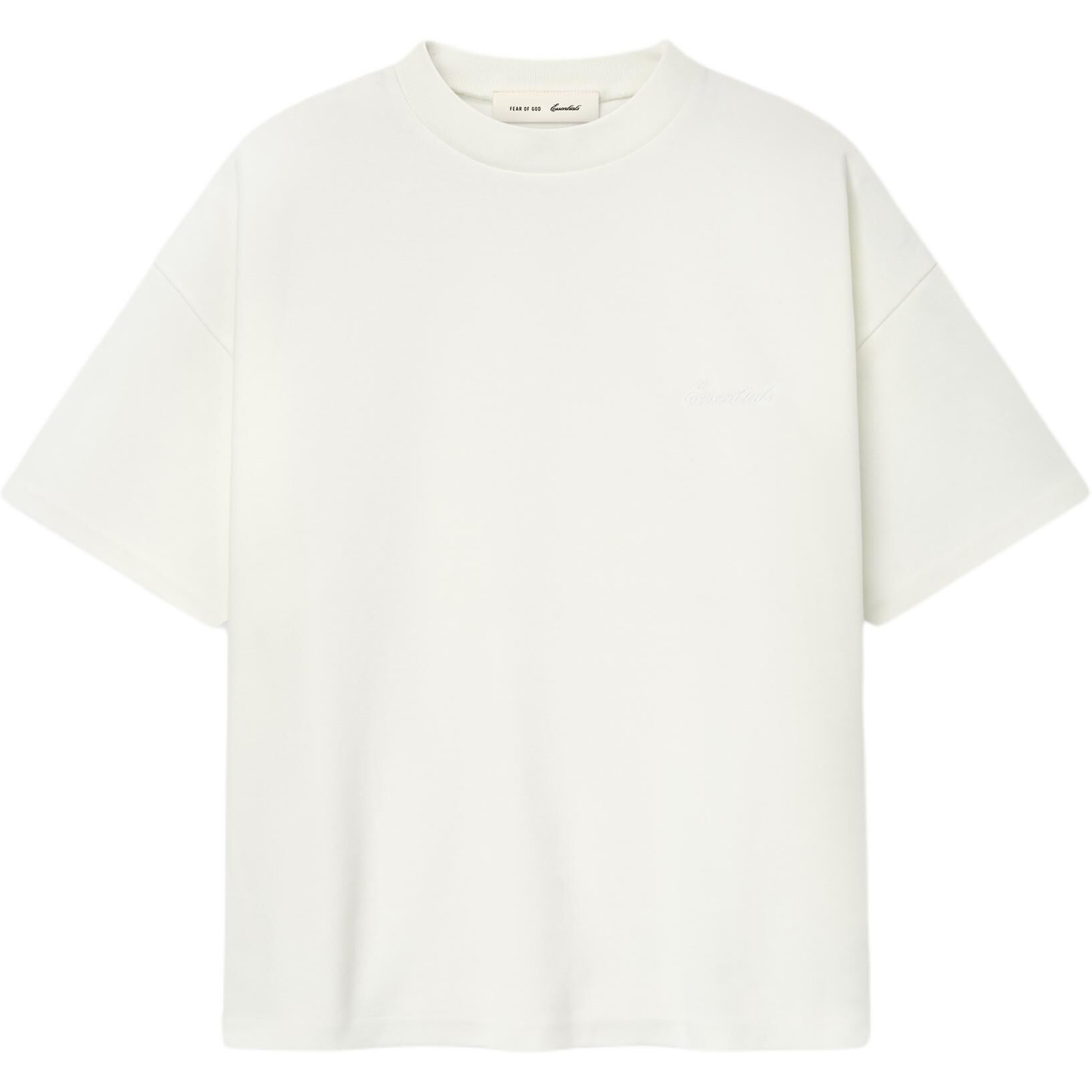 【代購】Fear Of God Essentials SS26 SIGNATURE 90'S SHORT SLEEVE TEE IVORY T Shirt Men's 125SP264413F
