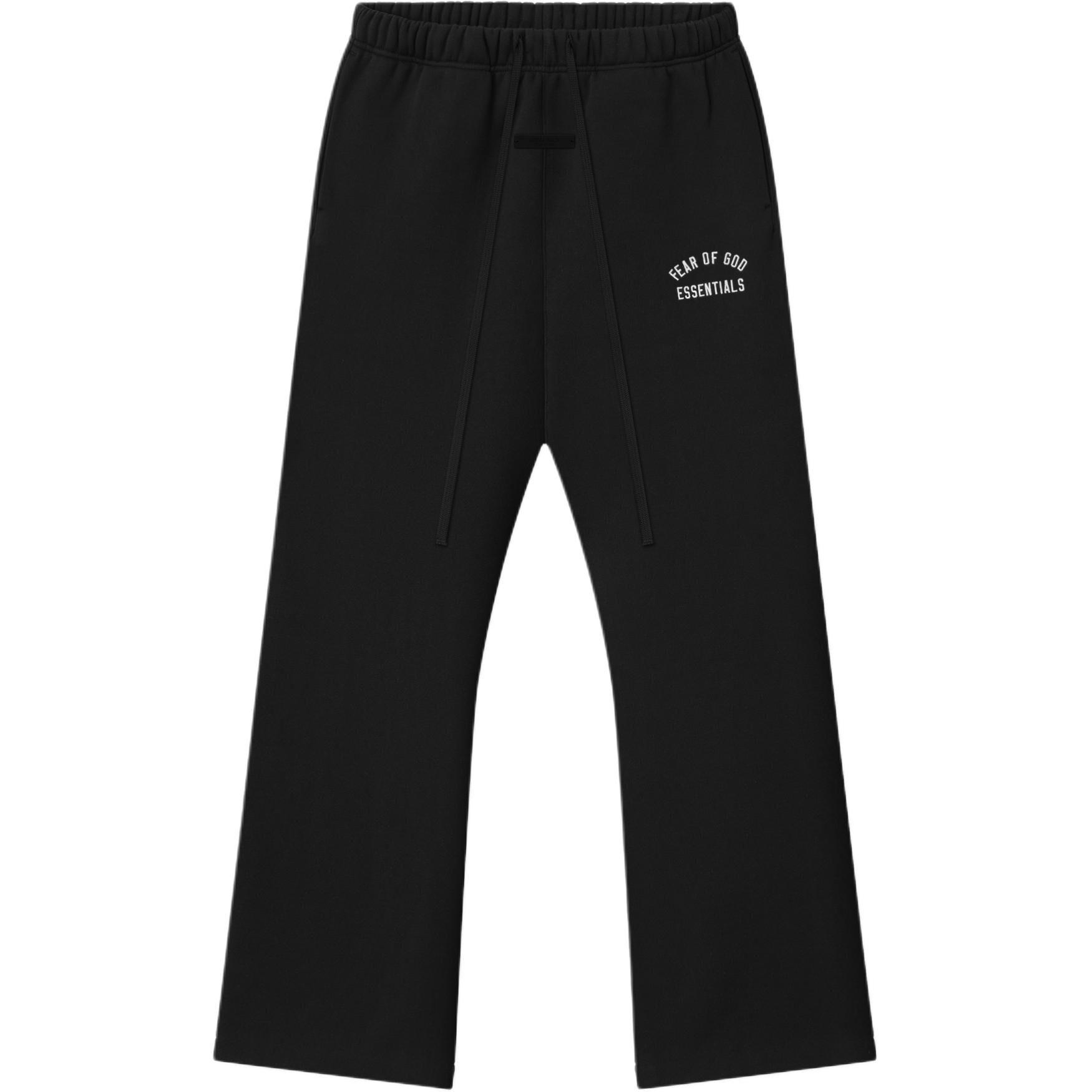 【代購】Fear Of God Essentials SS26 FLARE SWEATPANT VINTAGE BLACK Knitted Sweatpants Men's 130AS264271F