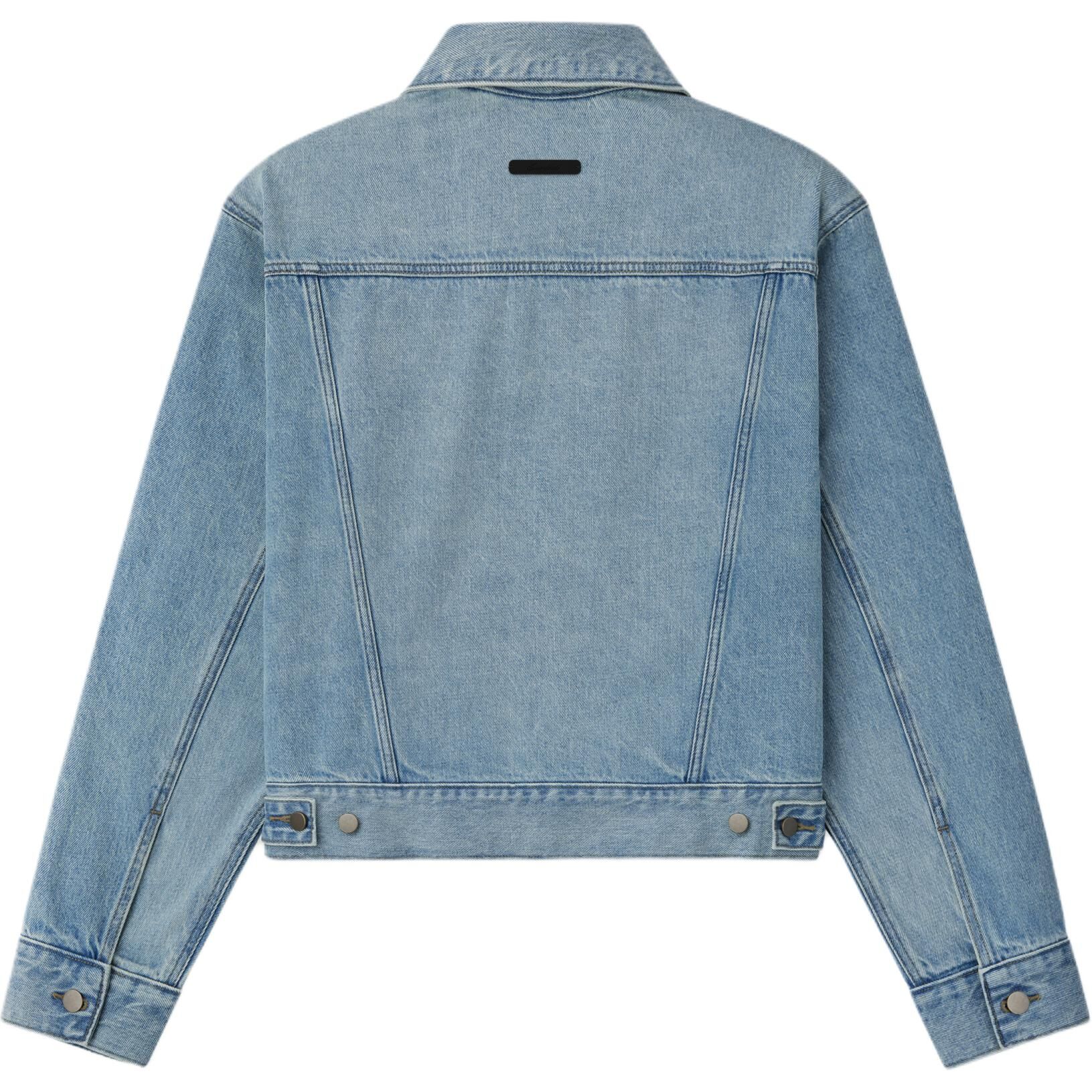 【代購】Fear Of God Essentials SS26 CLASSIC DENIM JACKET BLUE Denim Jacket Unisex 202SP264431F