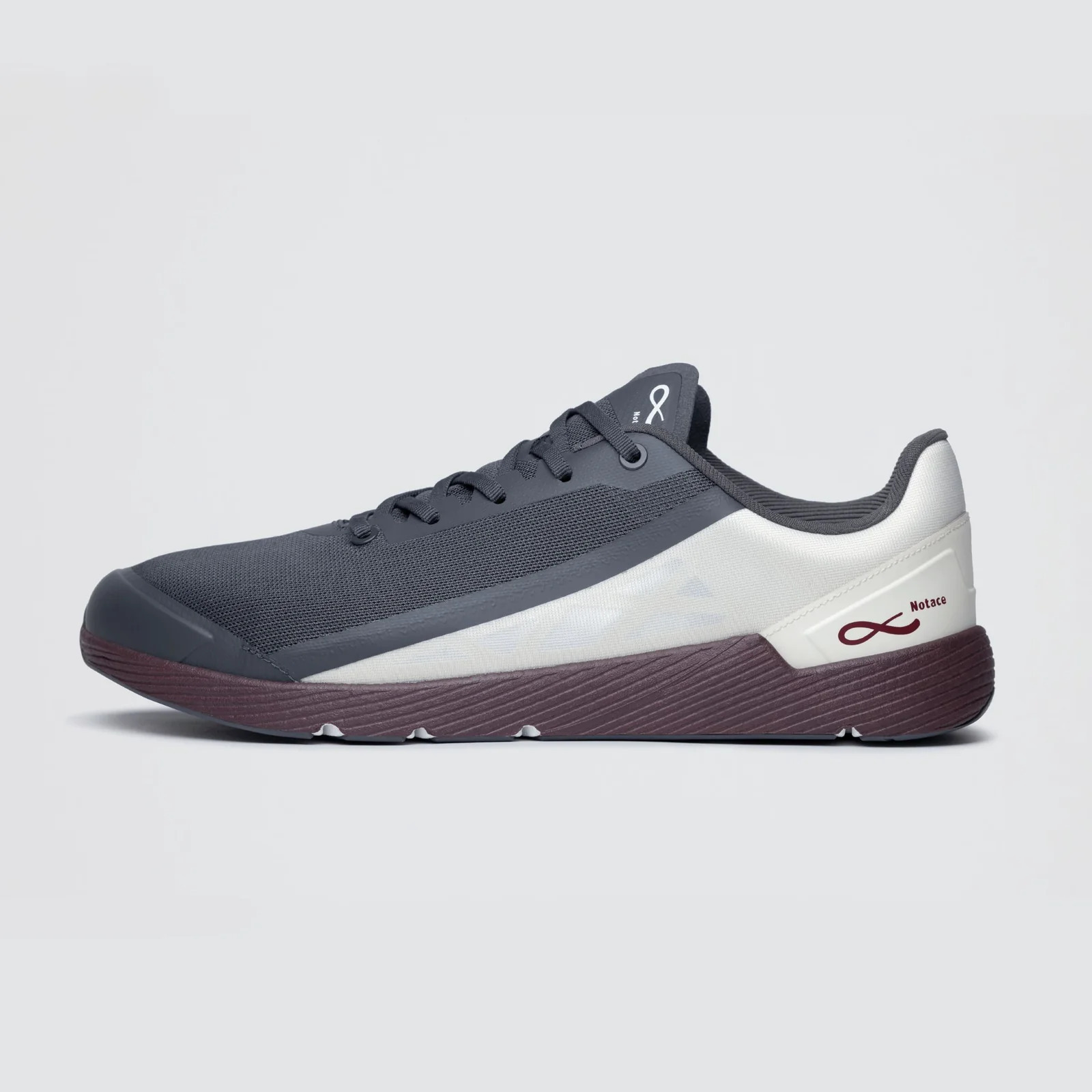 NOTACE MICHI 1 GREY BURGENDY MENS