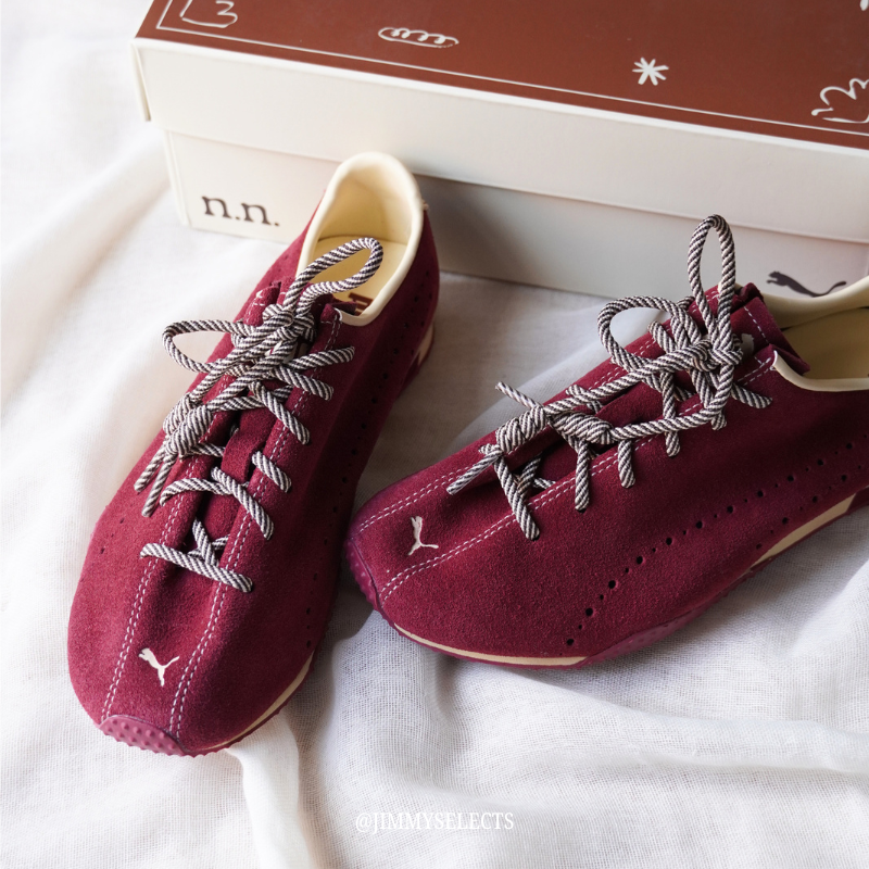 【代購】PUMA x NOAFTERNO H-STREET  酒紅麂皮德訓鞋｜408182-02｜男女同款