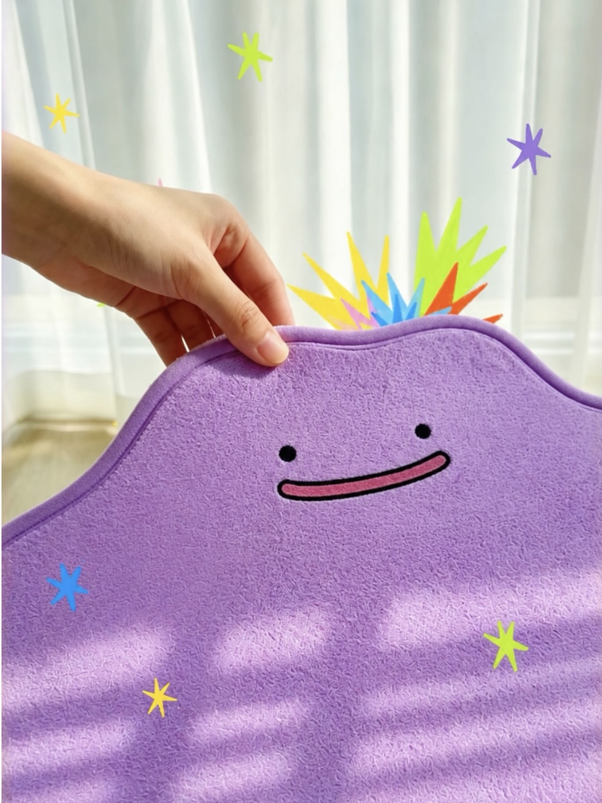 （預購）韓國寶可夢 正版授權💜百變怪毛絨地毯