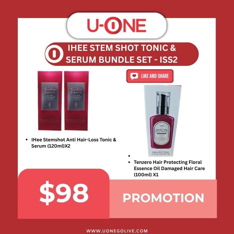 IHEE STEM SHOT TONIC & SERUM BUNDLE SET - ISS2