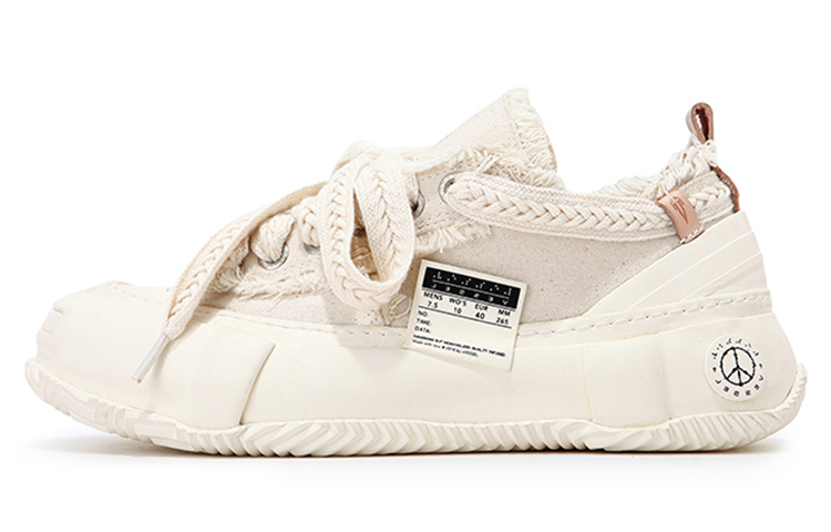 【代購】XVESSEL Canvas Shoes Unisex White S22X42W