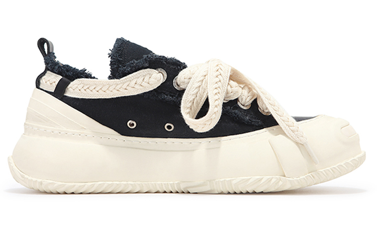 【代購】XVESSEL G.O.P. 2.0 MARSHMALLOW Lows Low top Canvas Shoes Unisex Black S22X42B
