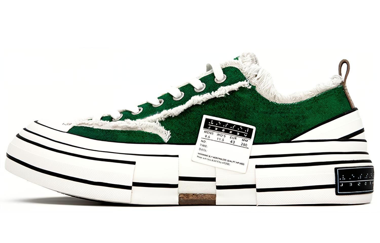 【代購】VESSEL G.O.P. Lows HBX Low top Canvas Shoes Unisex Green S20X001CL