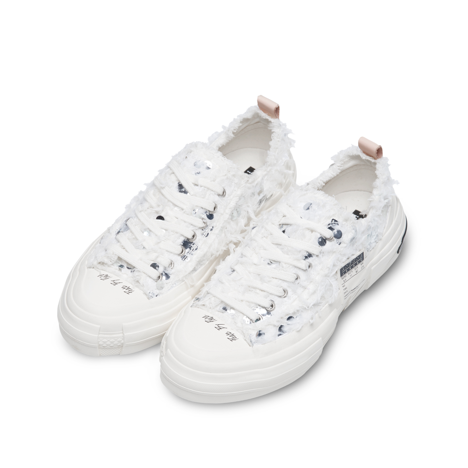 【代購】XVESSEL Swan Dream Low top Canvas Shoes Unisex White Silver S23X13S
