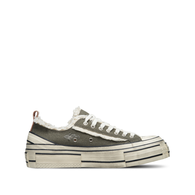 【代購】XVESSEL Abrasion Resistant Breathable Low top Canvas Shoes Unisex Green F22X88B