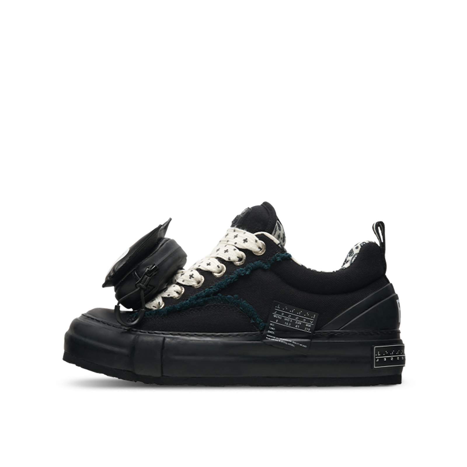 【代購】VESSEL Low top Canvas Shoes Unisex Black S24X12B