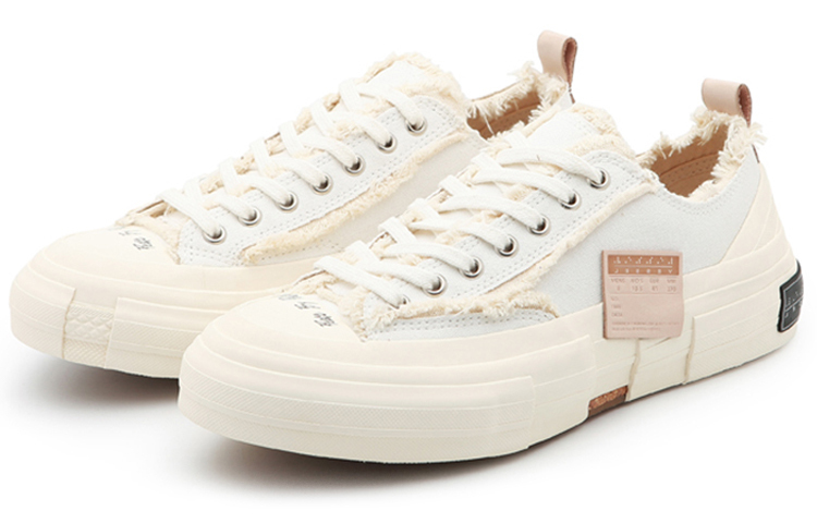 【代購】XVESSEL G.O.P. Lows Low top Canvas Shoes Unisex White Sneakers S20X010W