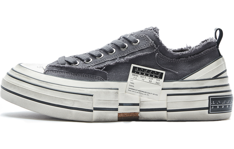 【代購】VESSEL Low top Canvas Shoes Unisex Gray S21X012G