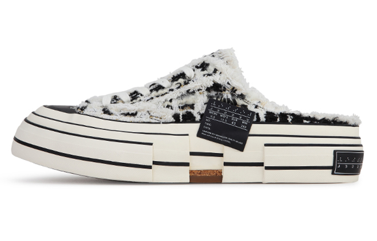 【代購】XVESSEL Closed Toe Slippers Unisex Black White S22X41B